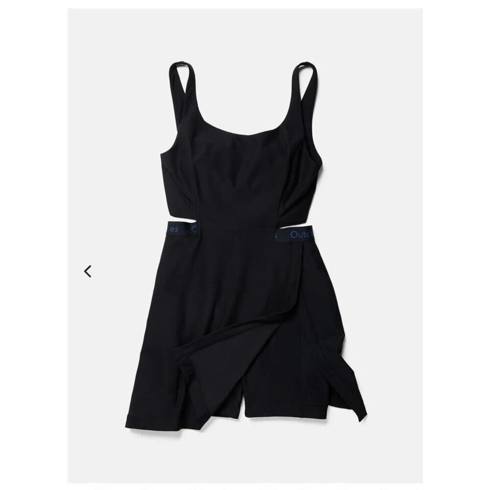 NWT OV Outdoor Voices Court Dress cutout back with shorts - XL - black - XL
